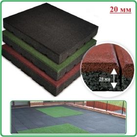Гумени Плочи 20mm Цвят – зелен