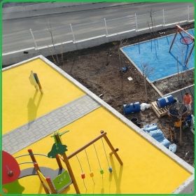 Саморазливна гума, каучукова настилка, 10+10 EPDM гранули, 20mm