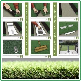 Изкуствена трева, декоративна, 32mm, Lano, Easy Lawn Anica