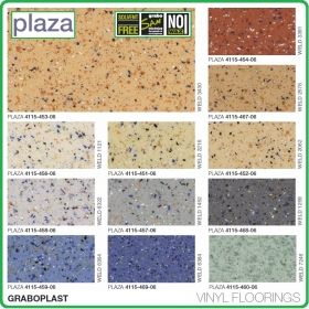 Цвят - 4115 - 452 - 06 - Standart Plaza, PVC настилка на рула, 2.0x0.7mm, винил от Grabo