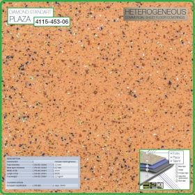 Цвят - 4115 - 453 - 06 - Standart Plaza, PVC настилка на рула, 2.0x0.7mm, винил от Grabo