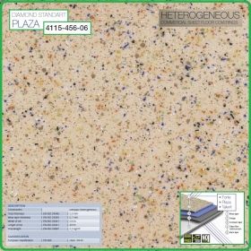 Цвят - 4115 - 456 - 06 - Standart Plaza, PVC настилка на рула, 2.0x0.7mm, винил от Grabo