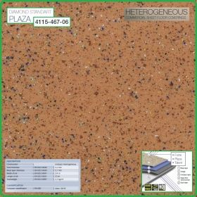 Цвят - 4115 - 467 - 06 - Standart Plaza, PVC настилка на рула, 2.0x0.7mm, винил от Grabo