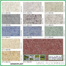 Цвят - 4564 - 474 - Standart Tech Metal, PVC настилка на рула, 2.0x0.7mm, винил от Grabo