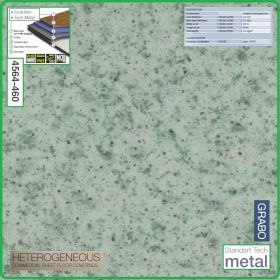 Цвят - 4564 - 460 - Standart Tech Metal, PVC настилка на рула, 2.0x0.7mm, винил от Grabo