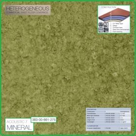 Цвят - 383 - 661 - 275 - Acoustic 7 Mineral, Противошумен винил на рула, 3.2x0.7mm, PVC от Grabo