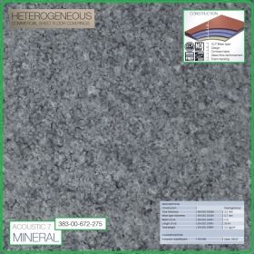 Цвят - 383 - 672 - 275 - Acoustic 7 Mineral, Противошумен винил на рула, 3.2x0.7mm, PVC от Grabo