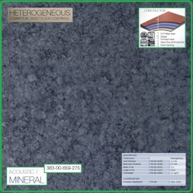 Цвят - 383 - 659 - 275 - Acoustic 7 Mineral, Противошумен винил на рула, 3.2x0.7mm, PVC от Grabo
