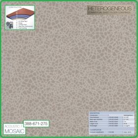 Цвят - 388 - 671 - 275 - Acoustic 7 Mosaic, Противошумен винил на рула, 3.2x0.7mm, PVC от Grabo
