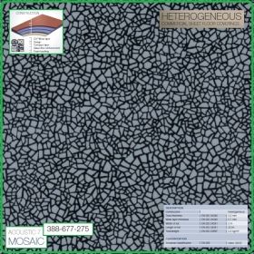 Цвят - 388 - 677 - 275 - Acoustic 7 Mosaic, Противошумен винил на рула, 3.2x0.7mm, PVC от Grabo