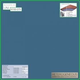 Цвят - 6150 - 275 - Acoustic 43 Uni, Противошумен винил на рула, 3.2x0.7mm, PVC от Grabo