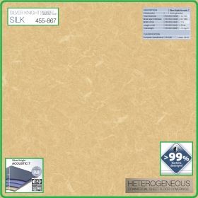 Цвят - 455 - 867 - Silk Acoustic 7, от Silver Knight, антибактериално ПВЦ на рула, 3.2x0.7mm, Grabo