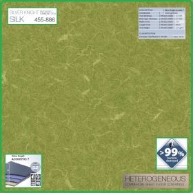 Цвят - 455 - 886 - Silk Acoustic 7, от Silver Knight, антибактериално ПВЦ на рула, 3.2x0.7mm, Grabo