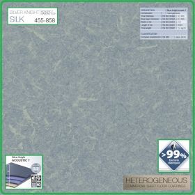 Цвят - 455 - 858 - Silk Acoustic 7, от Silver Knight, антибактериално ПВЦ на рула, 3.2x0.7mm, Grabo