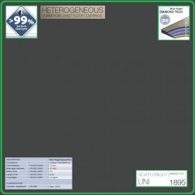 Цвят - 1895 - 00 - 275 - Uni от Diamond Tech, S.K., PVC на рула, 2.0x0.7mm, антибактериален винил от Grabo
