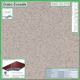 Цвят - 2942 - 20 - 263 - Ecosafe, Противоплъзгащ винил на рула, 2.0x0.7mm, PVC от Grabo