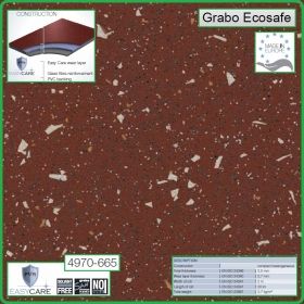 Цвят - 4970 - 665 - 20 - 279 - Ecosafe, Противоплъзгащ винил на рула, 2.0x0.7mm, PVC от Grabo