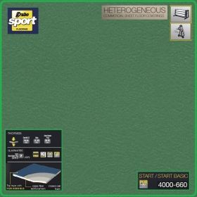 Цвят - 4000 - 660 - 279 - Start - Graboflex, спортна PVC настилка 4.0mm, винил на рула от Graboplast
