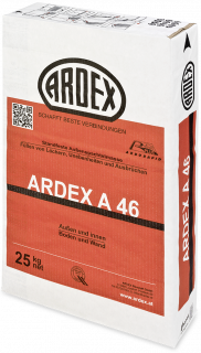 ARDEX A 46 Високоякостна шпакловка за приложение на открито
